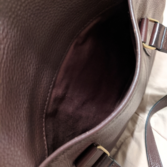 Burgundy Leather Fossil Bag - Picture 6 of 8